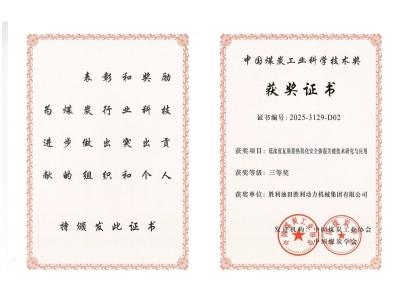 以技賦能拓市場 深耕融合促提升 &mdash;&mdash;聚焦勝動集團瓦斯利用技術斬獲行業大獎